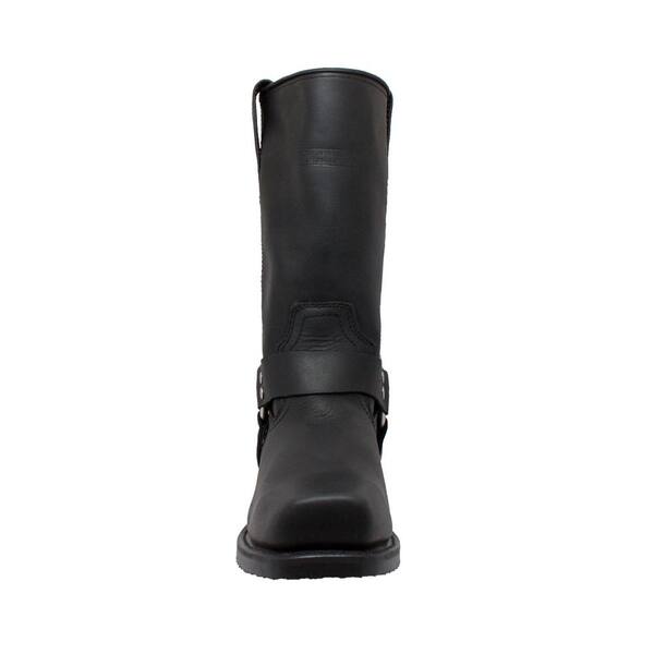 Men\'s 10.5 Ridetecs Black Leather Boots. 11 Inch Long.. RideTecs Men main image 3