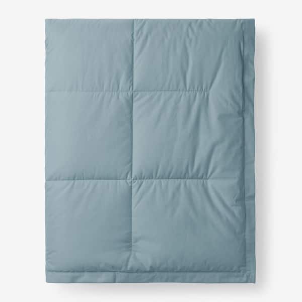 The Company Store LaCrosse LoftAIRE Rec Down Alternative Sea Mist Cotton King Blanket