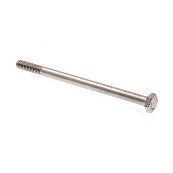 1/4 in.-20 x 4 in. Grade 304 Stainless Steel Hex Bolts (15-Pack)