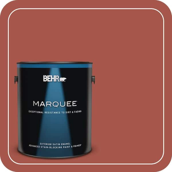 BEHR MARQUEE 1 gal. #ECC-62-3 Volcanic Satin Enamel Exterior Paint & Primer