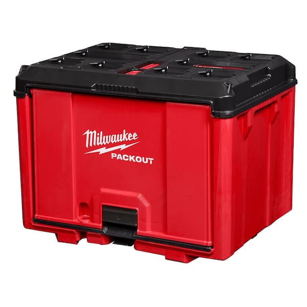 Milwaukee 48-22-8445 Packout 19.5 in. W x 14.7 in. H x 14.5 in. D Cabinet in Red (1-Piece) - 1