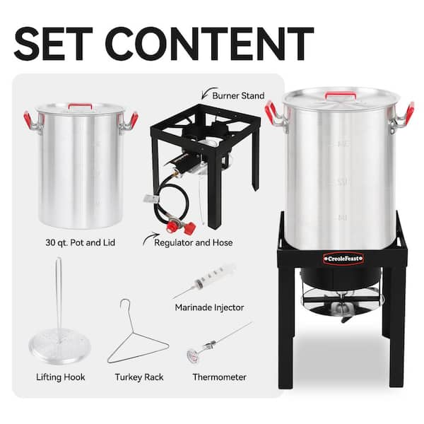 Bene Casa Outdoor Turkey Fryer Set - Shop Cookers & Roasters at H-E-B