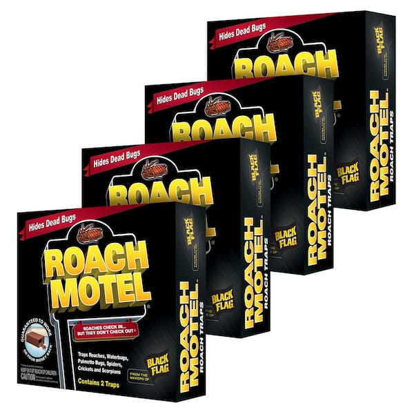 Roach Motel Insect Glue Traps (8-Count) (4-Pack)