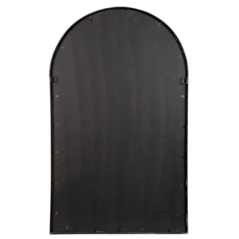 Bronze Arch Windowpane Full Length Wall Mirror