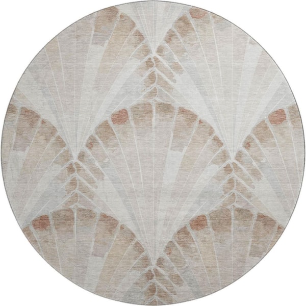 Addison Rugs Mayfield Premium Machine Washable Abstract AMF2401 Beige 8 ...