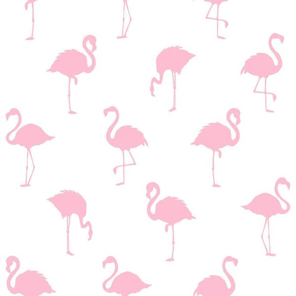 ESTA Home Lovett Pink Flamingo Pink Wallpaper Sample