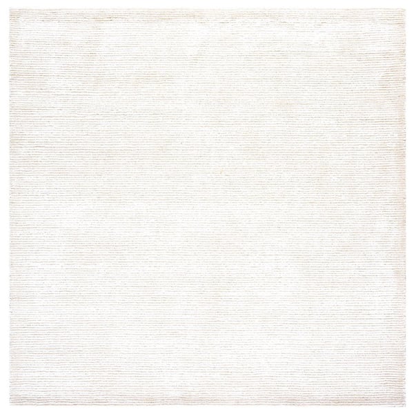 Soho 6 ft. x 6 ft. Ivory Distressed Striped Square Area Rug