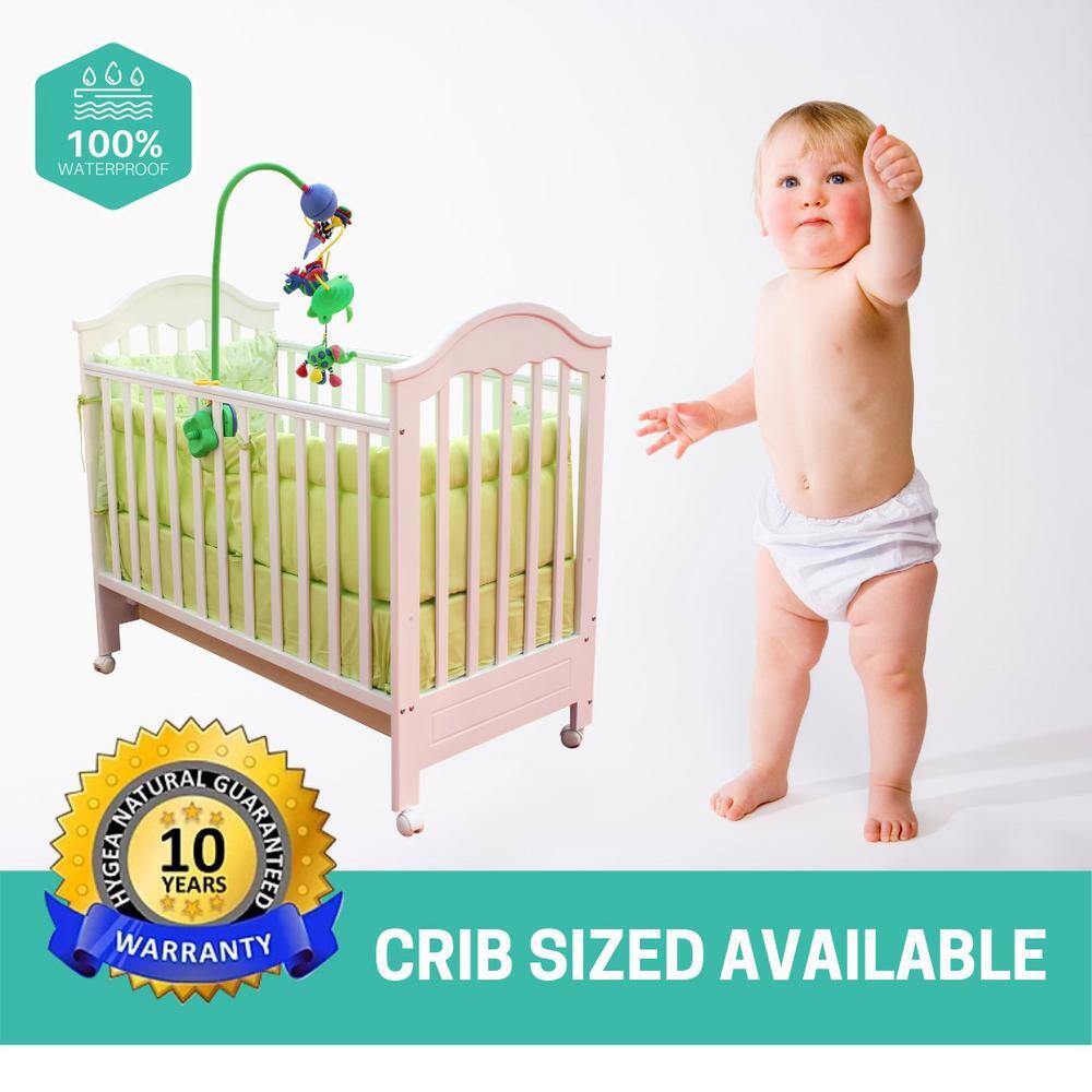 Natural Heavy Duty Vinyl Waterproof Crib Mattress Cover