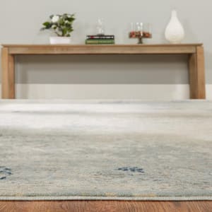 Sand and Sky Blue 8 ft. x 10 ft. Area Rug