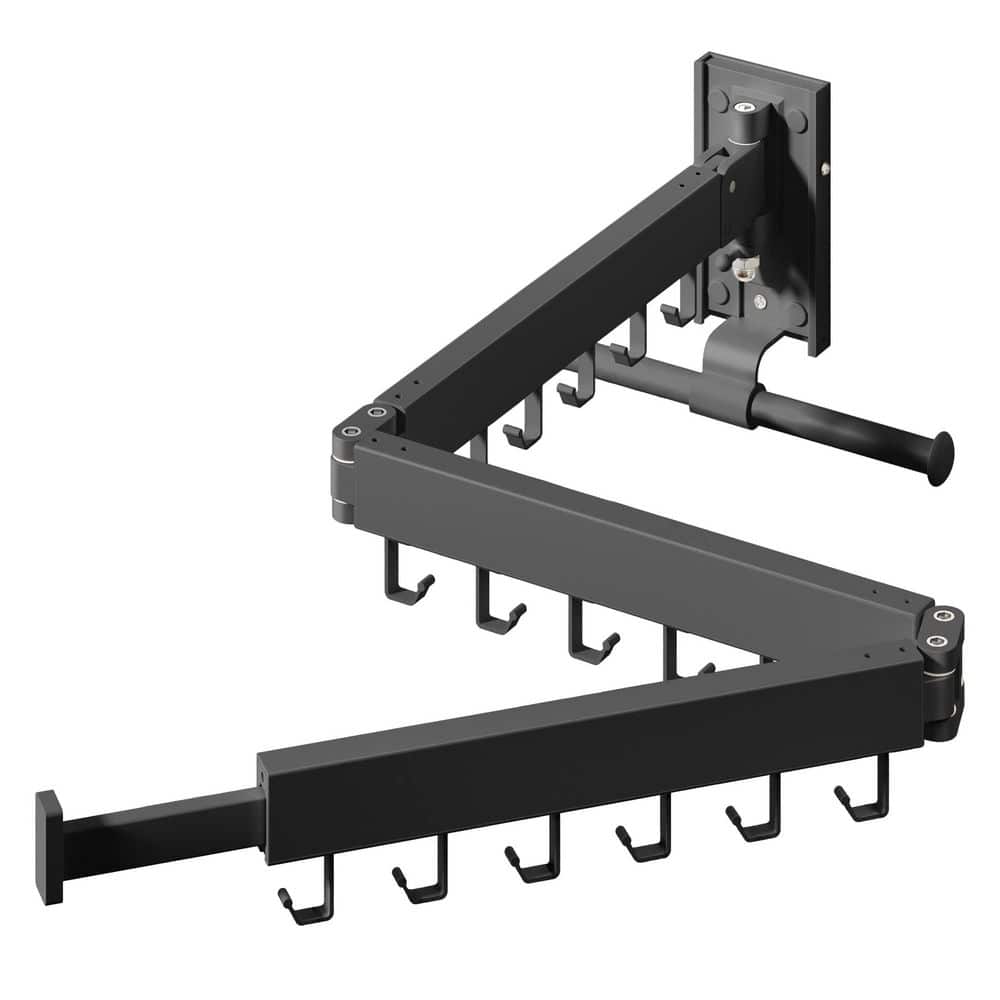 Angel Sar 220 lbs. Upgrade Retractable Wall Mount Clothes Drying Rack ...
