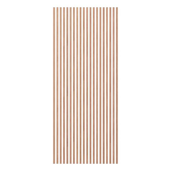 Ekena Millwork Heritage Premier Traditional 94.5 in. H x 1 in. W Slatwall Panels in Mahogany 20-Pack
