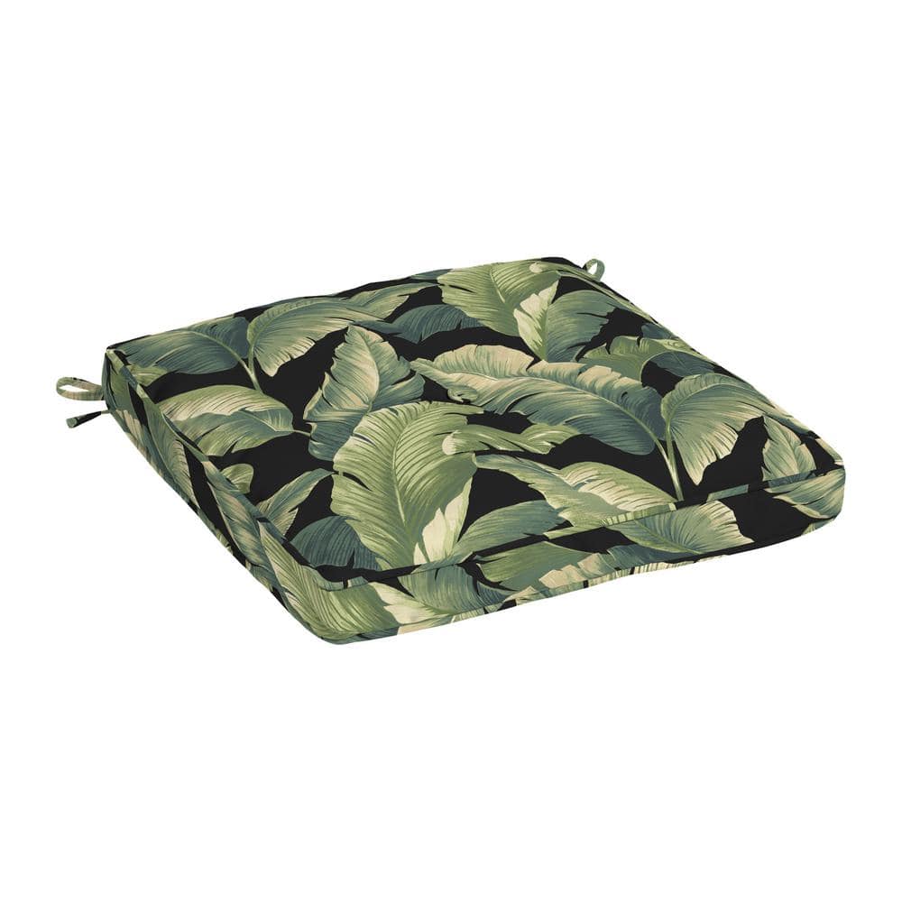 ARDEN SELECTIONS Plush PolyFill 20 x 20 in. Onyx Black Cebu Square