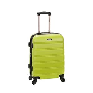 Melbourne 20 in. Expandable Carry on Hardside Spinner Luggage, Lime