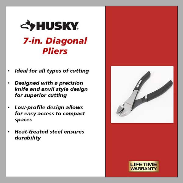 Husky 4-Piece Pliers Set 90929 - The Home Depot