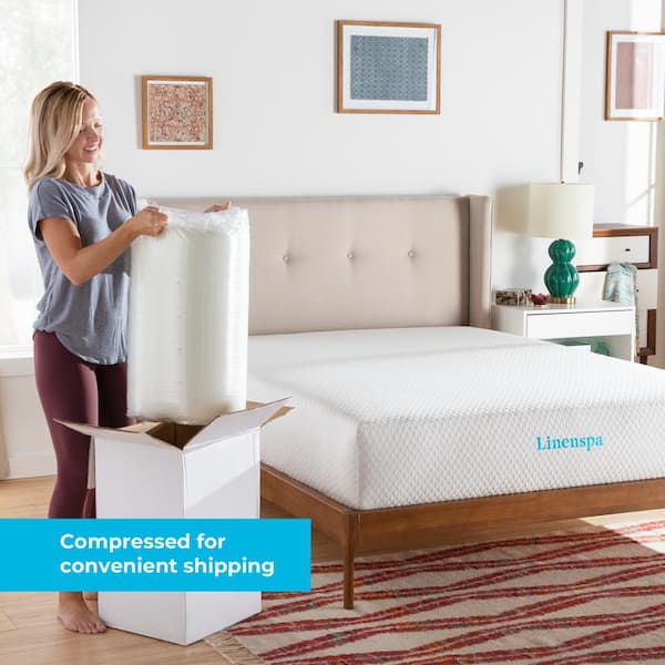 Linenspa Essentials 3-in D Cotton King Mattress Topper in the Mattress  Covers & Toppers department at