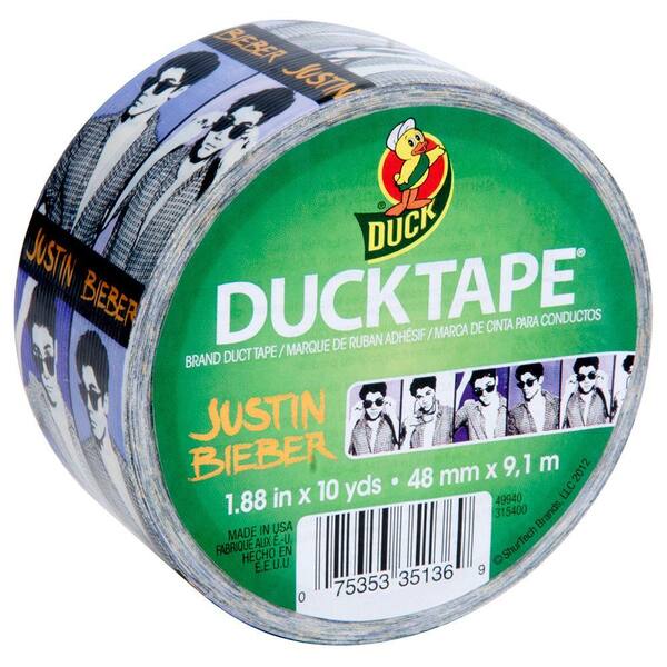 Duck 1.88 in. x 10 yds. Justin Bieber Duct Tape (6-Pack)