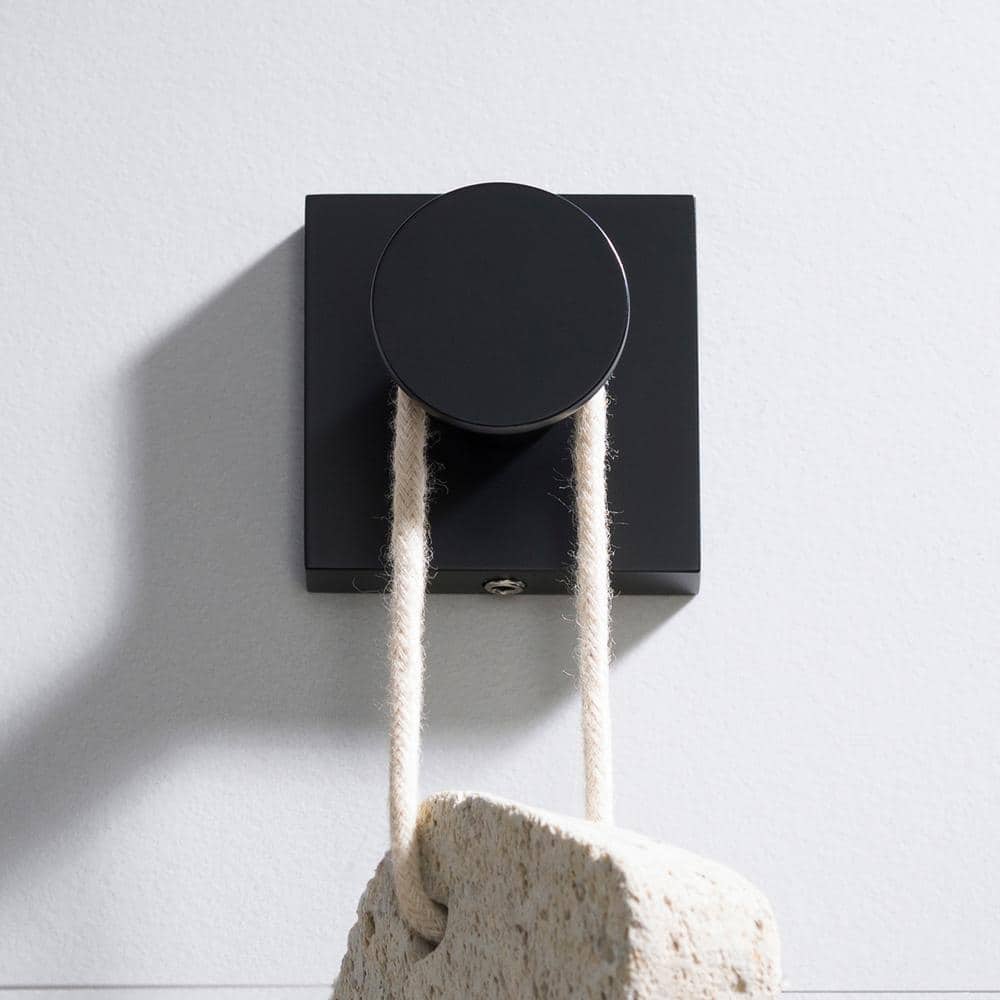 Matte Black Modern Wall Mounted Towel Hook