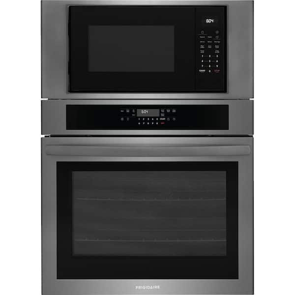 5.3 cu. ft. Electric Wall Oven & Microwave Combo in Black Stainless Steel with Air Fry