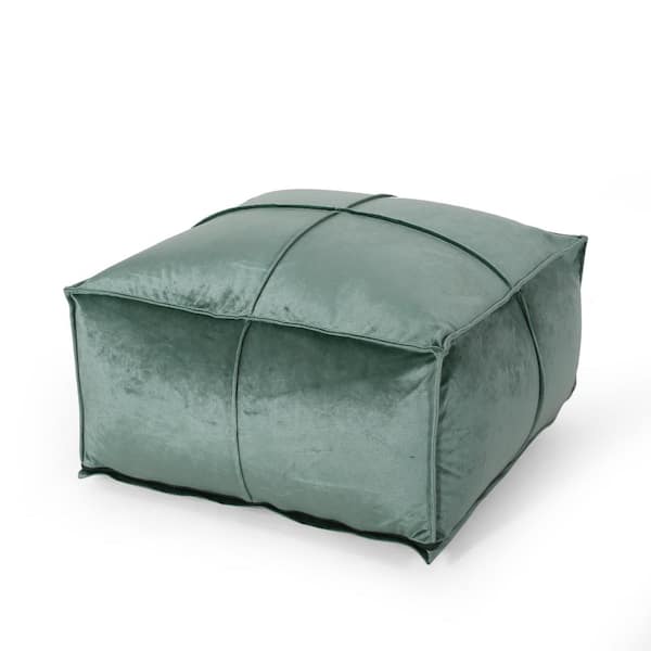 Noble House Nakisha Turquoise Ottoman