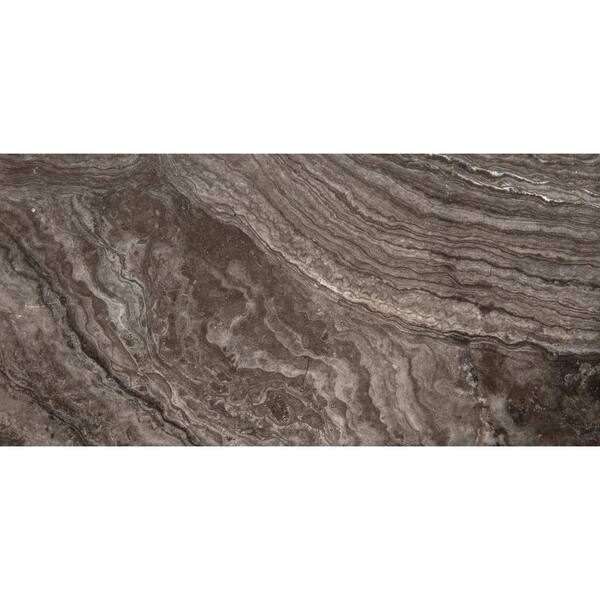 Emser Pergamo Nero 12 in. x 24 in. Porcelain Floor and Wall Tile (11.64 sq. ft. / case)