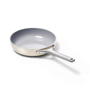 8 in. Ceramic Non-Stick Frying Pan in Cream
