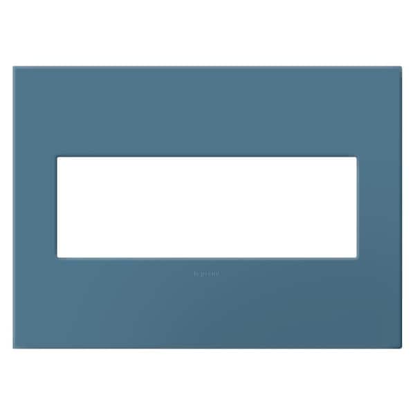 Legrand adorne 3-Gang Mystic Decorator/Rocker Plastic Wall Plate with Microban Protection