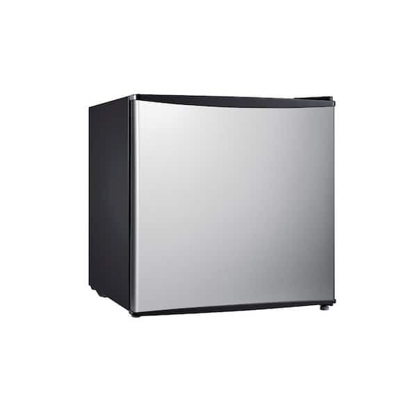 1.7 cu. ft. Mini Refrigerator with Removable Glass Shelves and Bottle Rack in Stainless Look, Energy Star