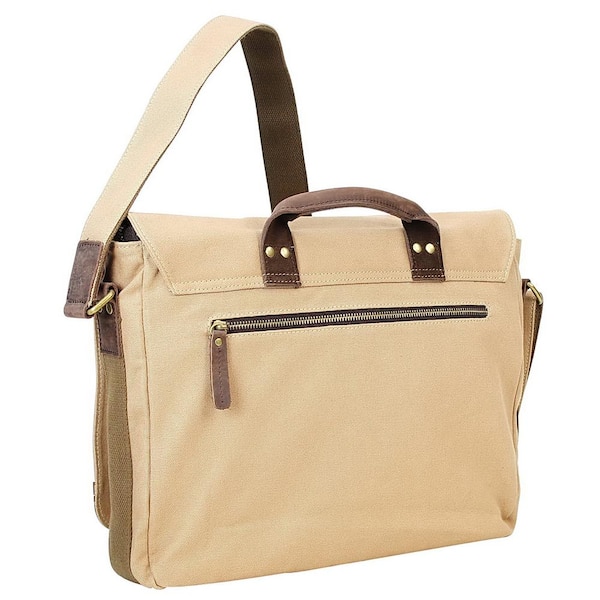 Louis Vuitton LV Canvas Messenger bag briefcase laptop shoulder bag -  Excellent