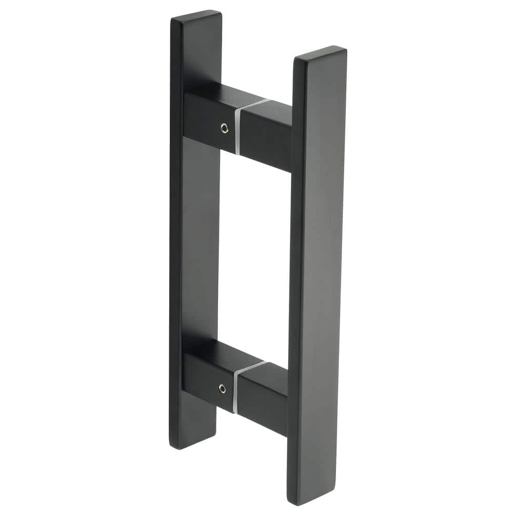 6 in. Shower Door Handle in Matte Black for Glass Doors SUS304 Stainless Steel Bathroom Hardware (1-Pair) price history on PriceWatchPro
