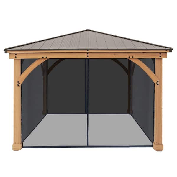 12 ft. Meridian Cedar Gazebo with 