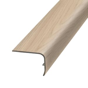 York 1.32 in. Thick x 1.88 in. Wide x 78.7 in. Length Vinyl Stair Nose Molding