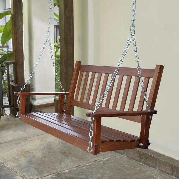 curved porch swing