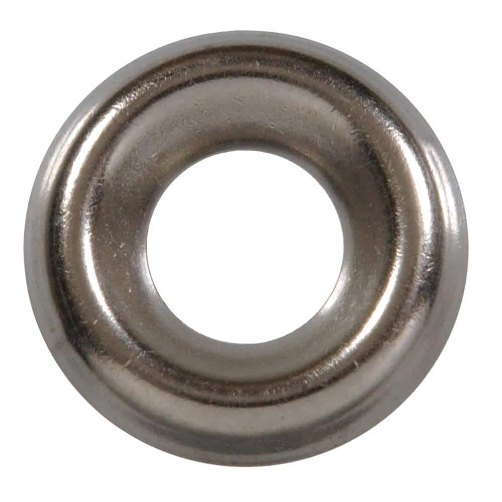Hillman  Flat Washers  No 8 in Stainless Steel  100 pk 