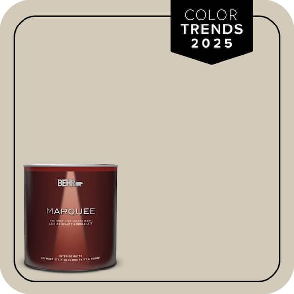 BEHR MARQUEE 1 qt. Designer Collection #DC-010 Even Better Beige Matte Interior Paint & Primer