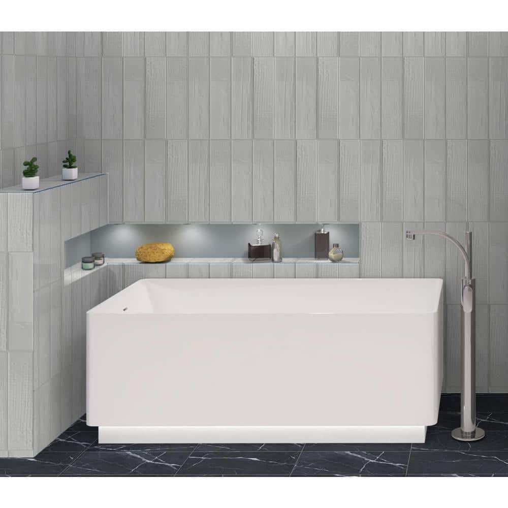 Perfecto Marvelli 4'' x 16'' Gray Ceramic Subway Tile