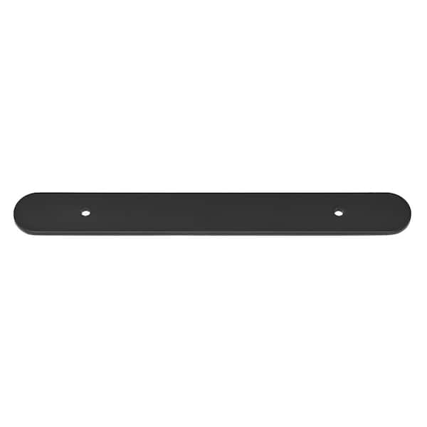 GLIDERITE 8-1/2 in. Rounded Cabinet Backplate 6-1/4 in. Center to Center, 9343-160-MB