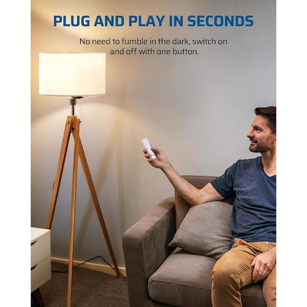 Indoor Remote Control Outlet Switch Set, White, 2 Remote and 5 Outlets