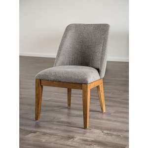 Copell Gray Fabric Side Chair (Set of 2)