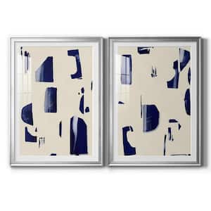 Fragment Abstraction I by Wexford Homes 2 Pieces Framed Abstract Paper Art Print 30.5 in. x 42.5 in. . .