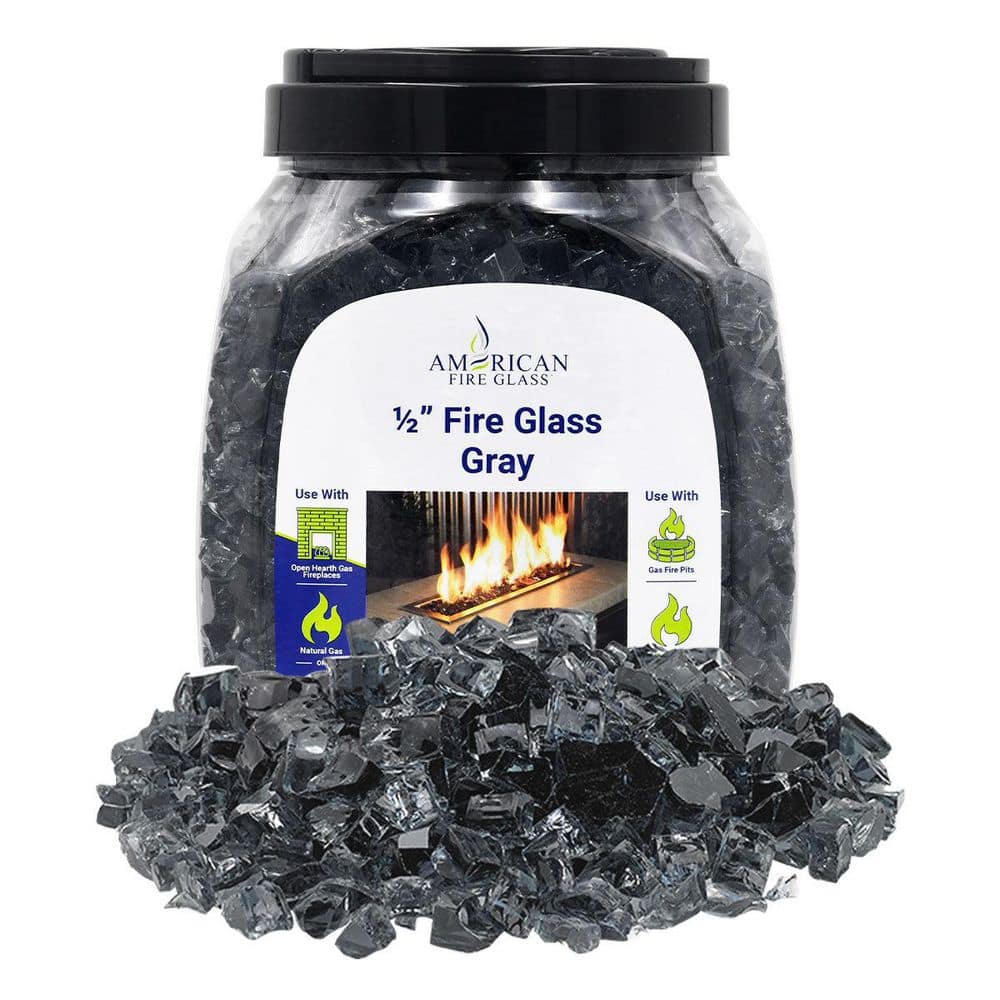 1/2 in. Gray Fire Glass-10 lb. Jar price history on PriceWatchPro
