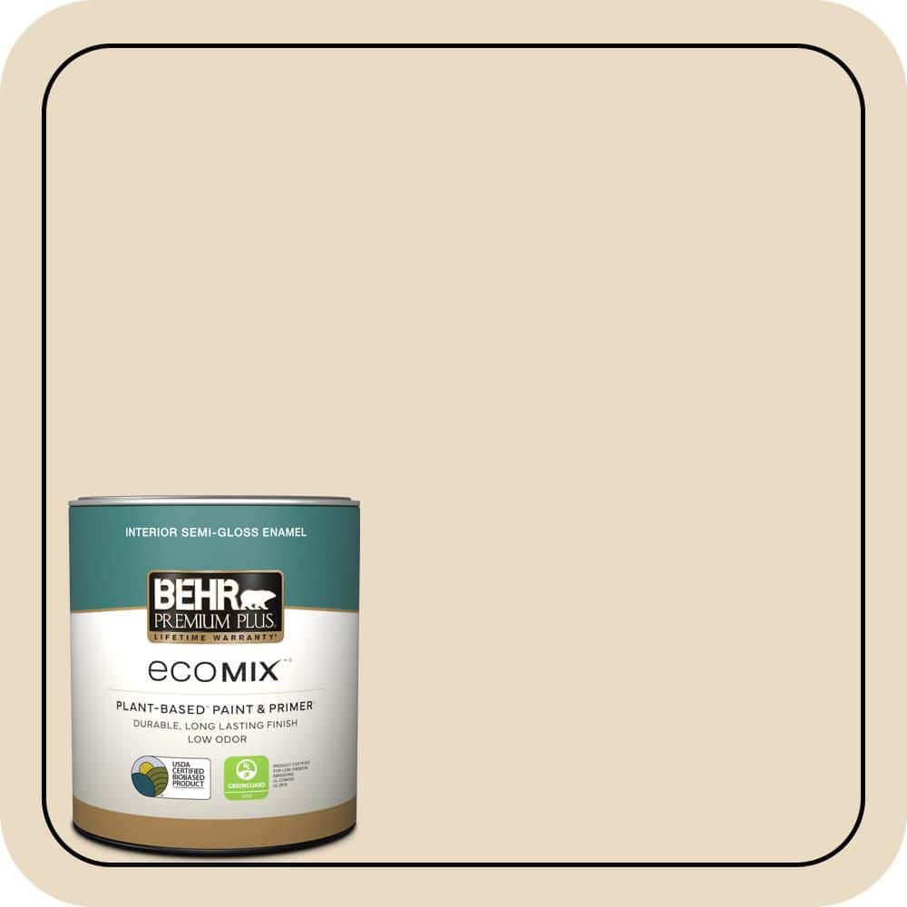 1 qt. #MQ3-41 Moongaze Semi-Gloss Enamel EcoMix Plant-Based Interior Paint & Primer price history on PriceWatchPro