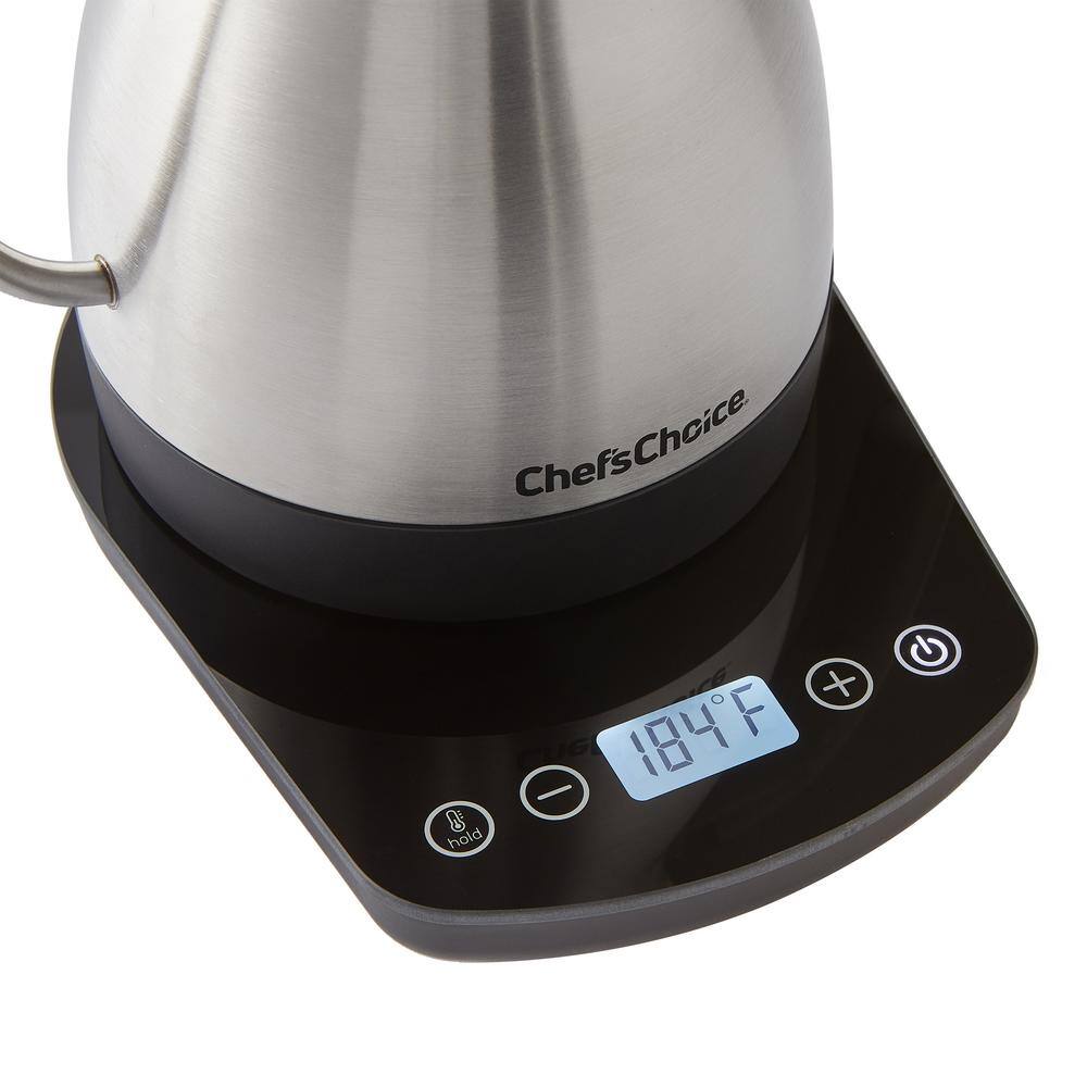 Chef'sChoice 1-Quart Digital Stainless Steel Gooseneck Kettle