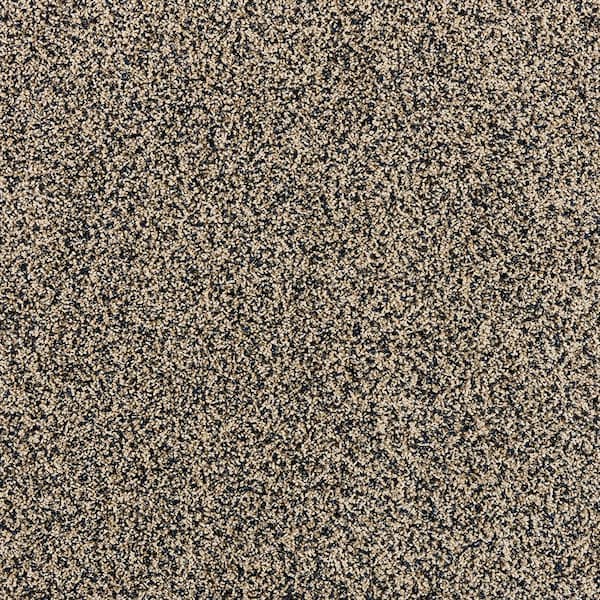 Home Decorators Collection Radiant Retreat I Misty Blue 47 oz. Polyester Textured Installed Carpet