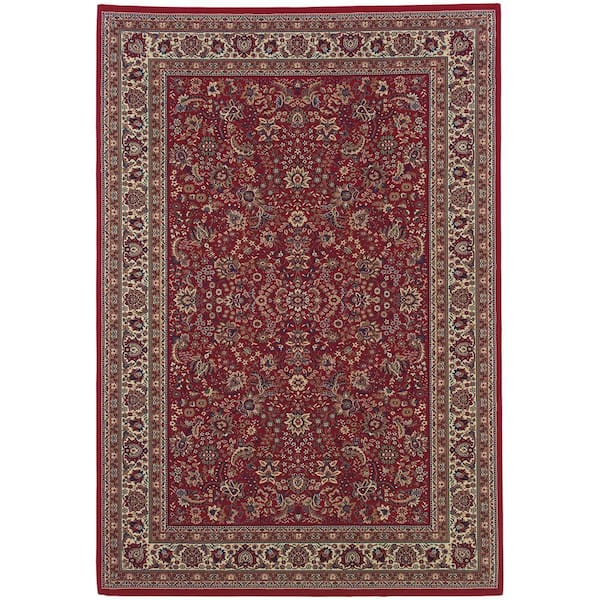 Home Decorators Collection Westminster Red 8 ft. x 11 ft. Area Rug