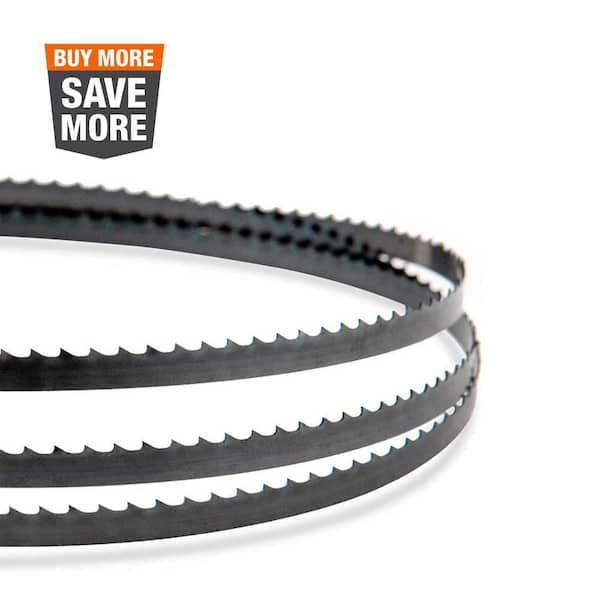56-7/8 in. x 1/4 in. x 6 TPI High Carbon Band Saw Blade