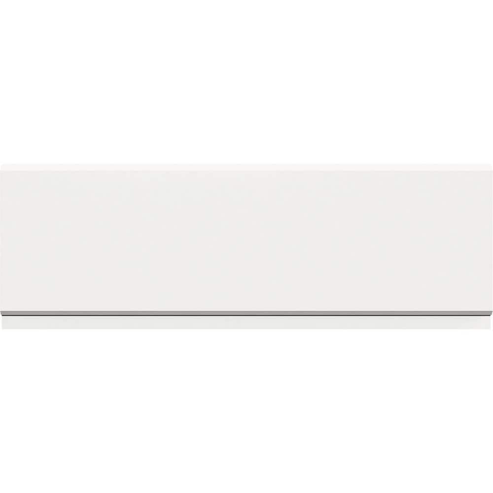 White PVC Shiplap Nickel Gap Baseboard Moulding 96"