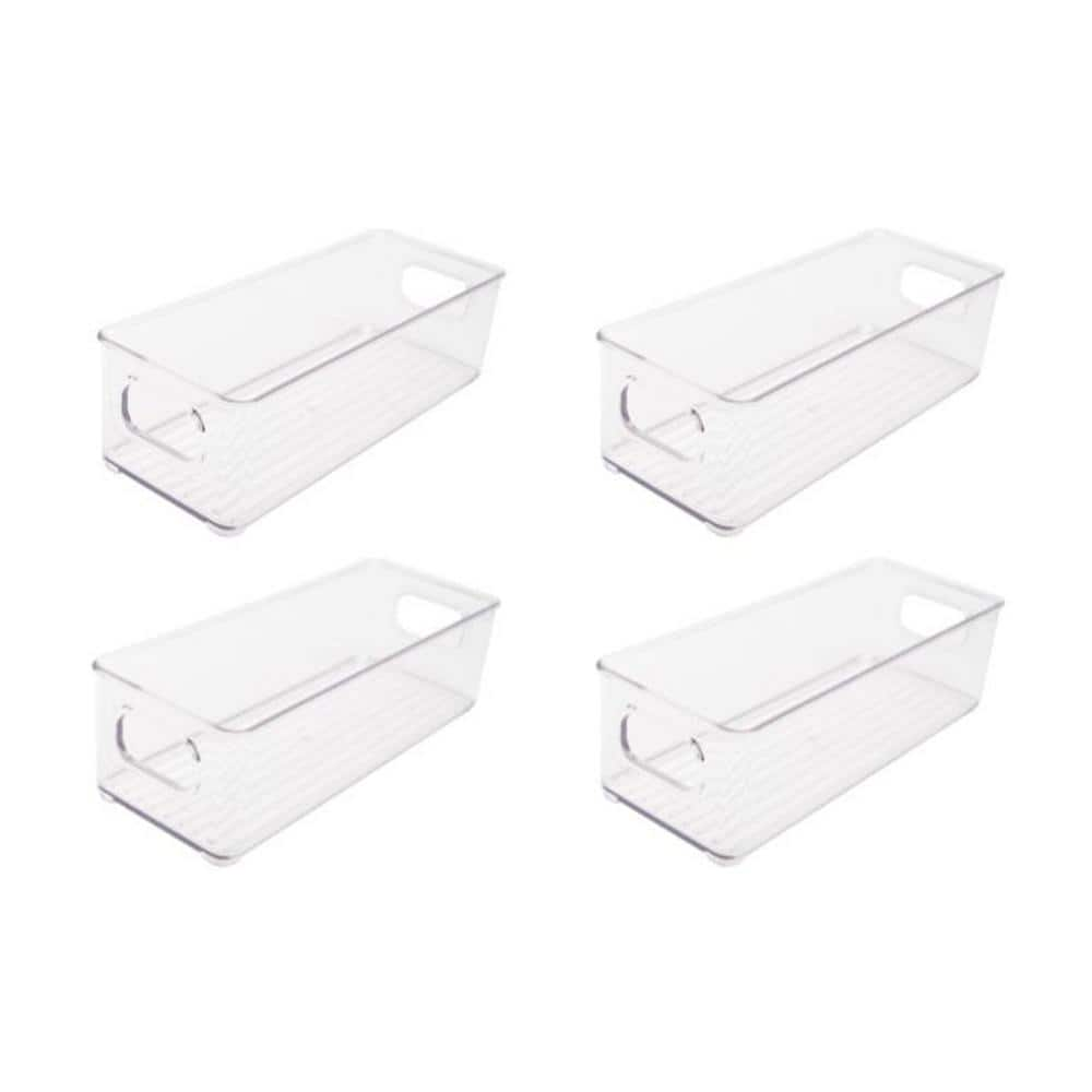 LEXI HOME 10 in. x 5.75 in. Acrylic Food Storage Container Kitchen Organizer  2-Pack LB5458P2 - The Home Depot