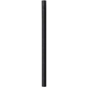 7 ft. Black Outdoor Direct Burial Aluminum Lamp Post fits Most Standard 3 in. Post Top Fixtures Includes Inlet Hole