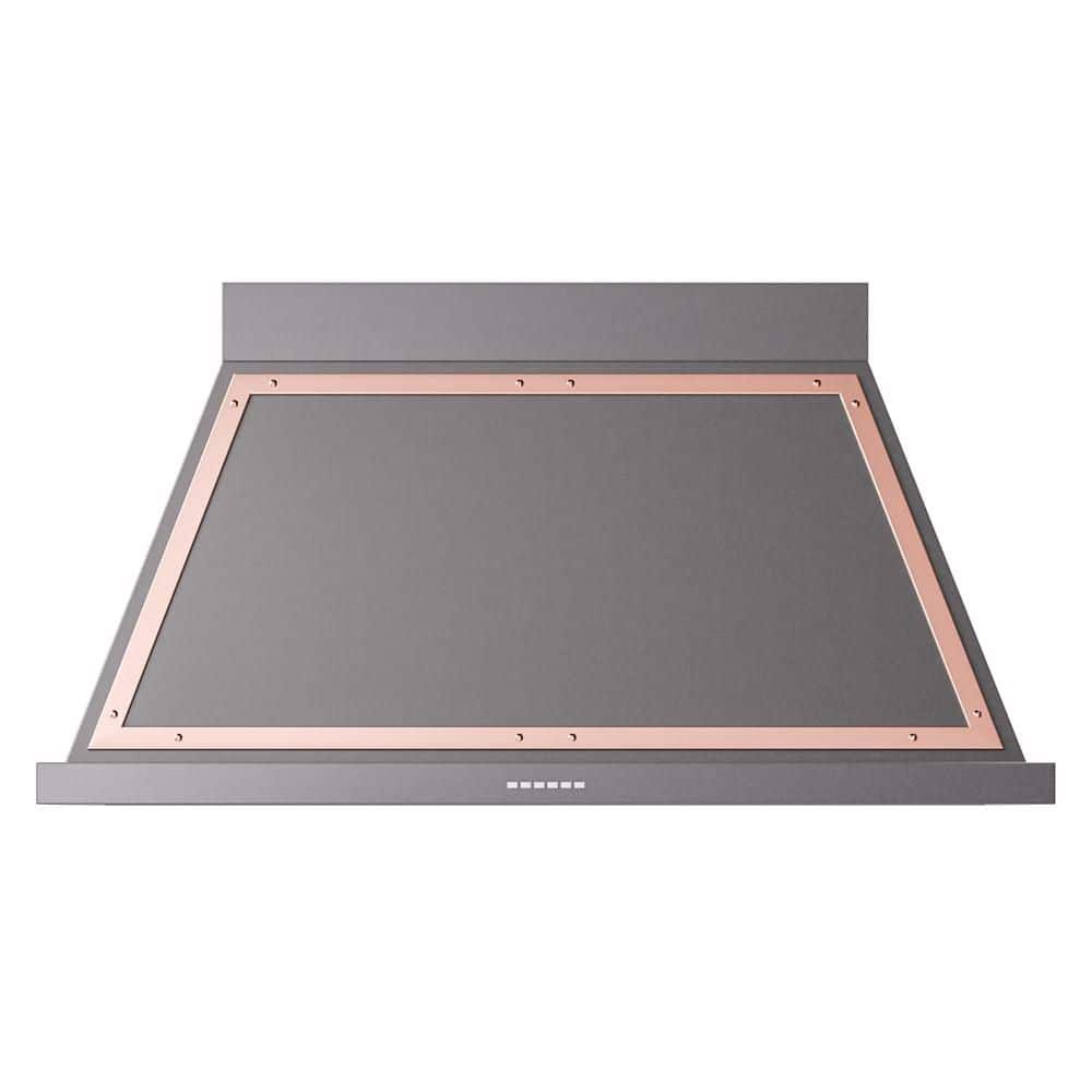 Nostalgie II Series Noblesse 48 in. Ducted Wall Mount Range Hood in Graphite Matte with Copper Trim and 600 CFM Airflow price history on PriceWatchPro