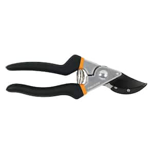 5/8 in. Cut Capacity Steel Blade with Non-Slip Grip Bypass Hand Pruning Shears